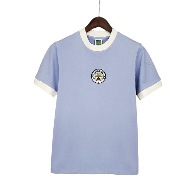 Camisa Manchester City Retrô 1972 Azul
