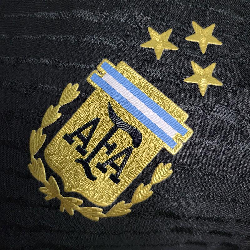 Camisa Argentina Black Adidas Jogador 2023/24 Masculino Preto