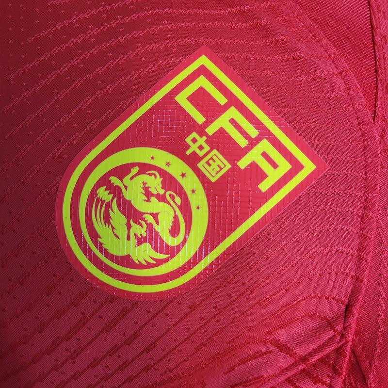 Camisa China Nike 2023/24 Jogador Masculino - Vermelho