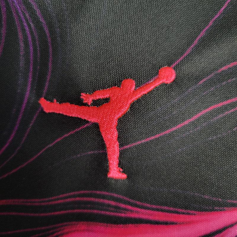 Camisa PSG Nike 2023/24 Masculino Polo Preto e Rosa
