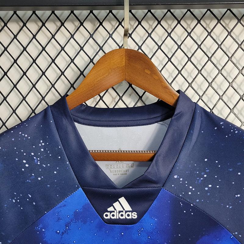Camisa Real Madrid Especial 2018/19 Adidas Retrô - Azul Galáxia