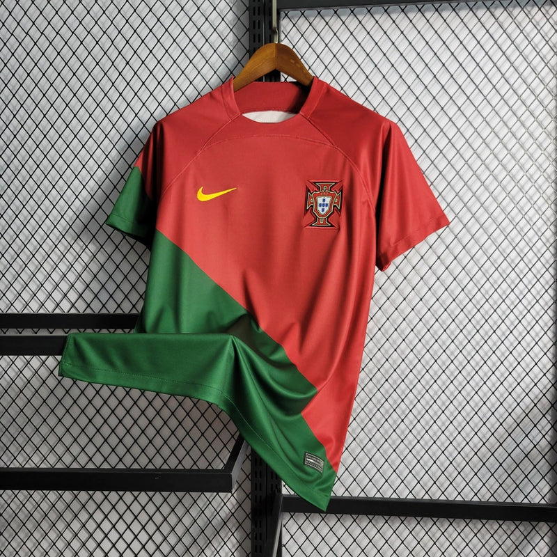 Camisa Portugal I Nike Torcedor 2022/23 Masculino Vermelho