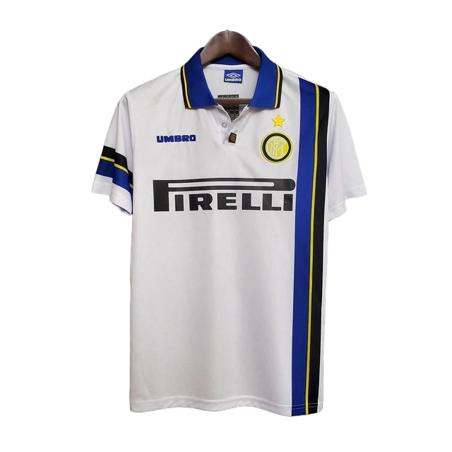 Camisa Inter de Milão Retrô 97/98 - Umbro - Branca e Azul