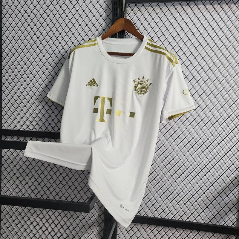 Camisa Bayern de Munique II Away Adidas Torcedor 2022/23Masculino Branco