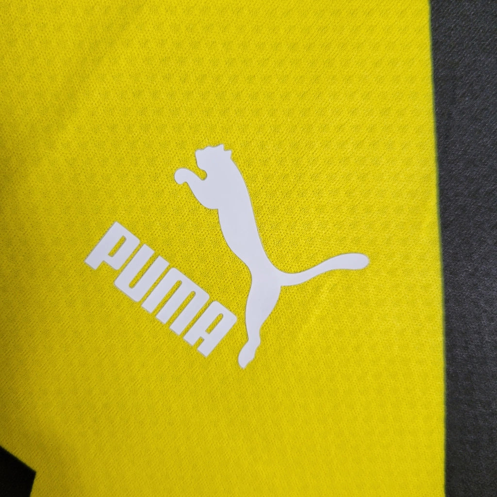 Camisa Borussia Dortmund Pré-Jogo Puma 22/23 Torcedor Masculino Amarelo