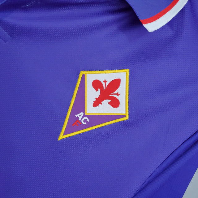Camisa Retrô Fiorentina Reebok 1995/1996 Masculino Azul