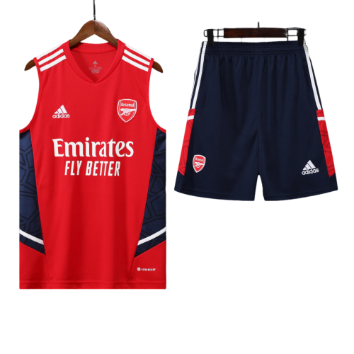 Conjunto Regata Arsenal Training 2022/23 Adidas - Vermelho
