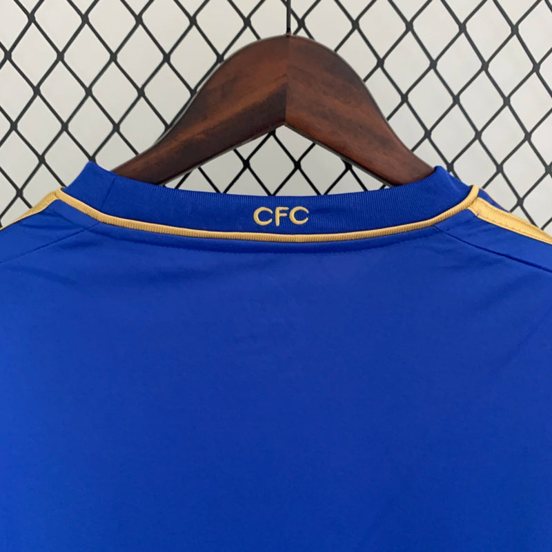 Camisa Retro Adidas Chelsea Manga Longa - 12/13 Azul