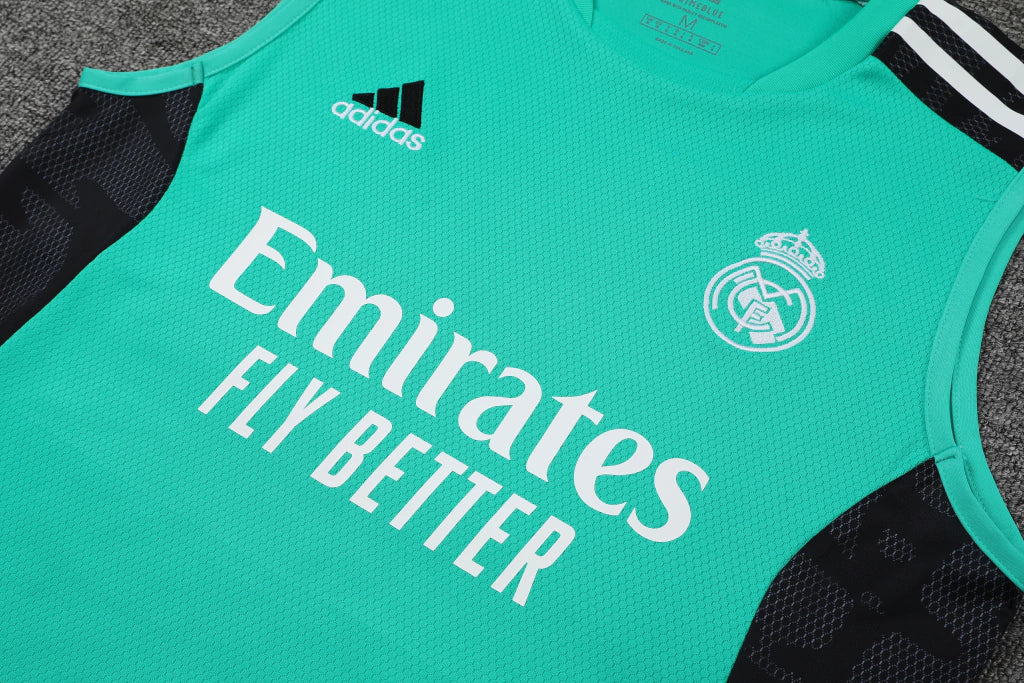 Conjunto Regata Real Madrid Training 2022/23 Adidas - Verde