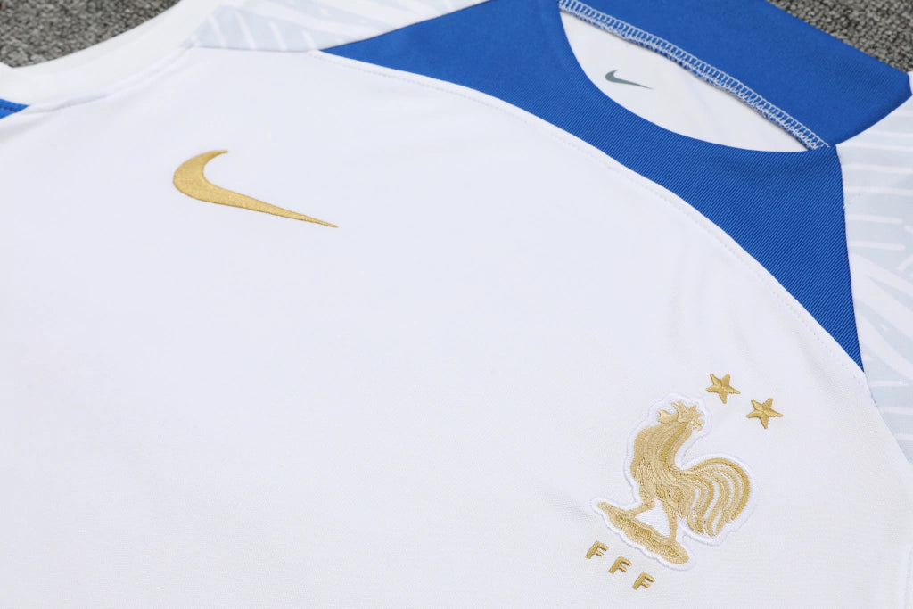 Conjunto Regata França Training 2022/23 Nike - Branco