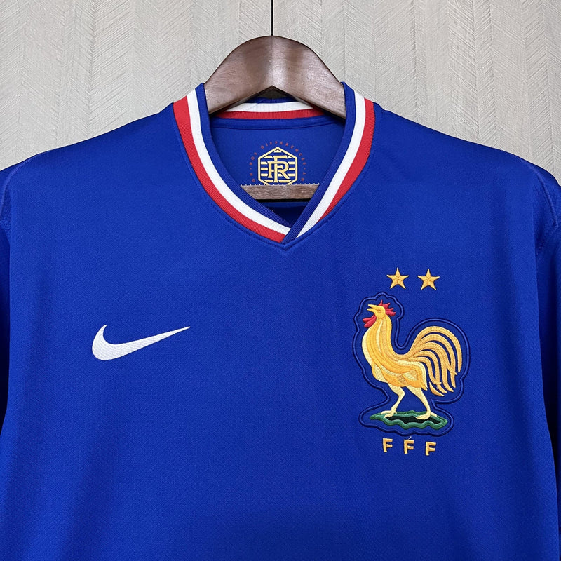 Camisa Seleção França I Nike Torcedor 2024/25 Masculino Azul