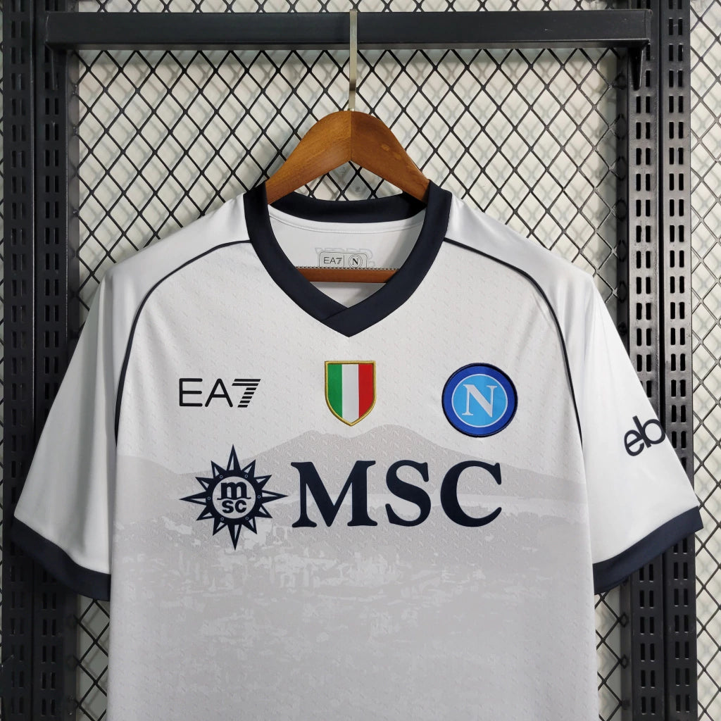 Camisa Napoli II - 23/24 Torcedor EA7 Masculino Branco