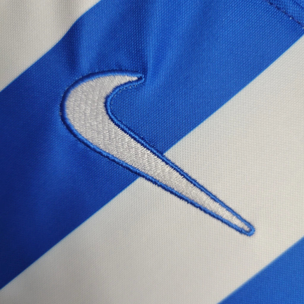 Camisa Brighton I Home 2024/25 Nike Torcedor Masculino Branco e Azul