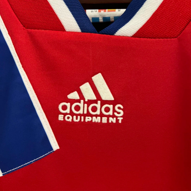 Camisa Retro Bayern de Munique Adidas 1993/95 Vermelho e Azul