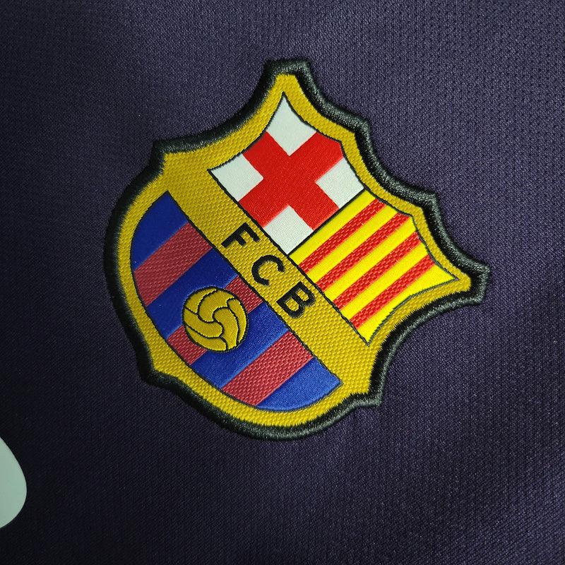 Camisa Retrô Barcelona II Away 2016/17 Torcedor Masculino Roxo