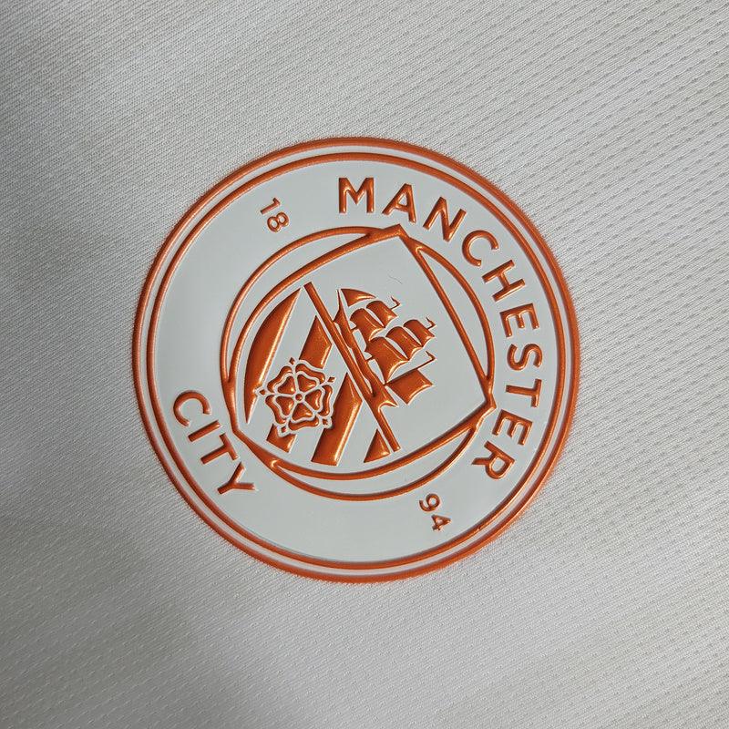 Camisa Manchester City Away 2023/24 Polo Branca - Puma