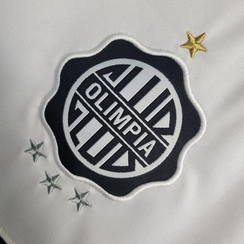 Camisa Olimpia Home Nike Torcedor 2023/24 Masculino Branco