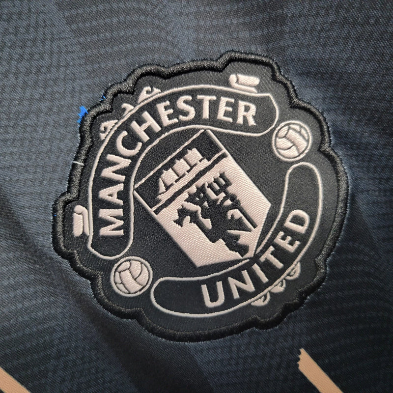 Camisa Manchester United Adidas Pré-Jogo Torcedor Masculino Preto