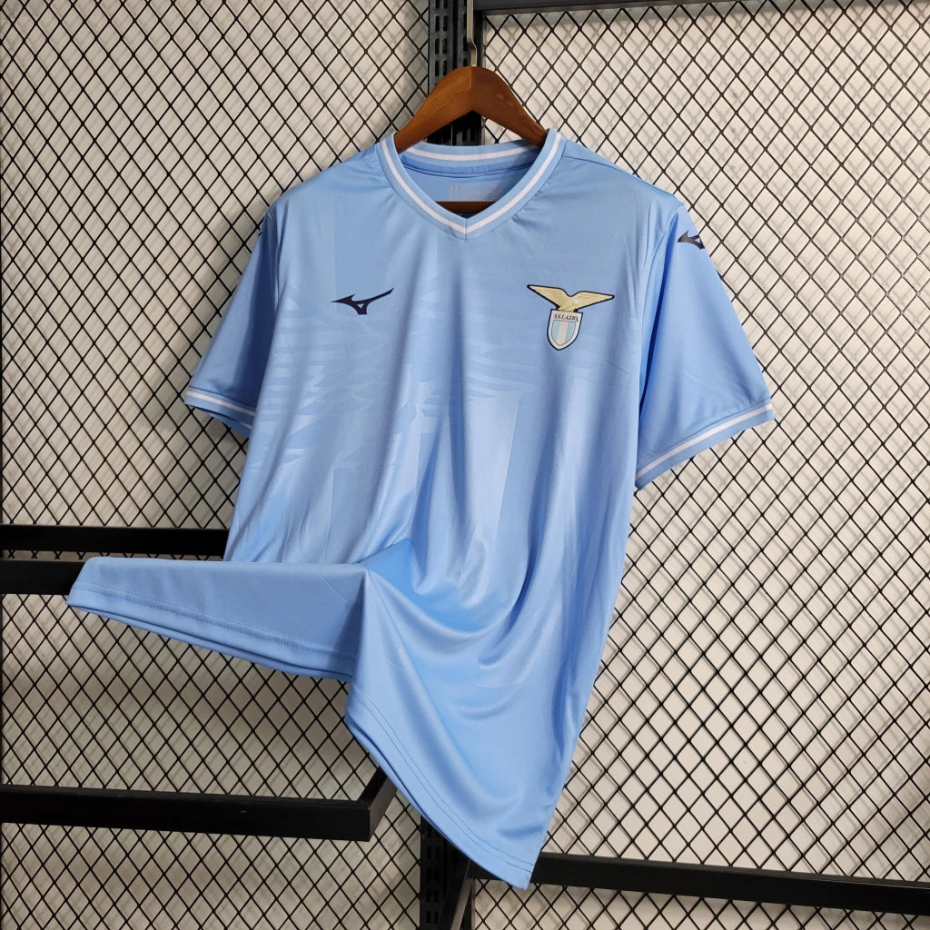 Camisa Lazio I Home Mizuno Torcedor 23/24 Masculino Azul