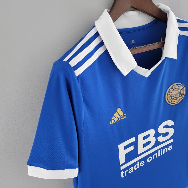 Camisa Leicester City I 22/23Torcedor Adidas Masculina - Azul