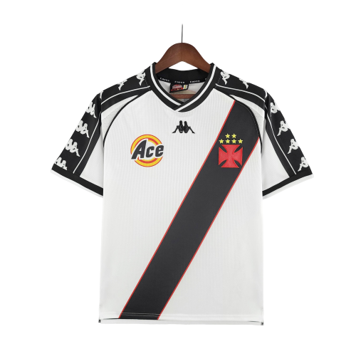 Camisa Retrô Kappa Vasco II 1999/00 Masculino Branco