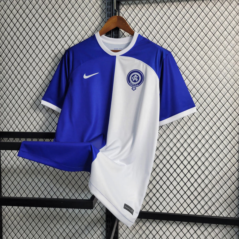Camisa Atlético de Madrid Nike Torcedor 120 Anos - 23/24 Masculino Branco e Azul