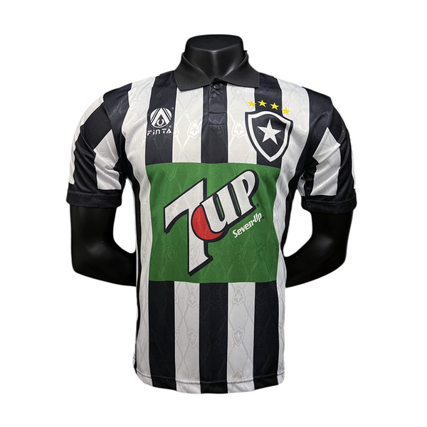 Camisa Retrô Botafogo II 1995/96 Masculina Preta e Branca