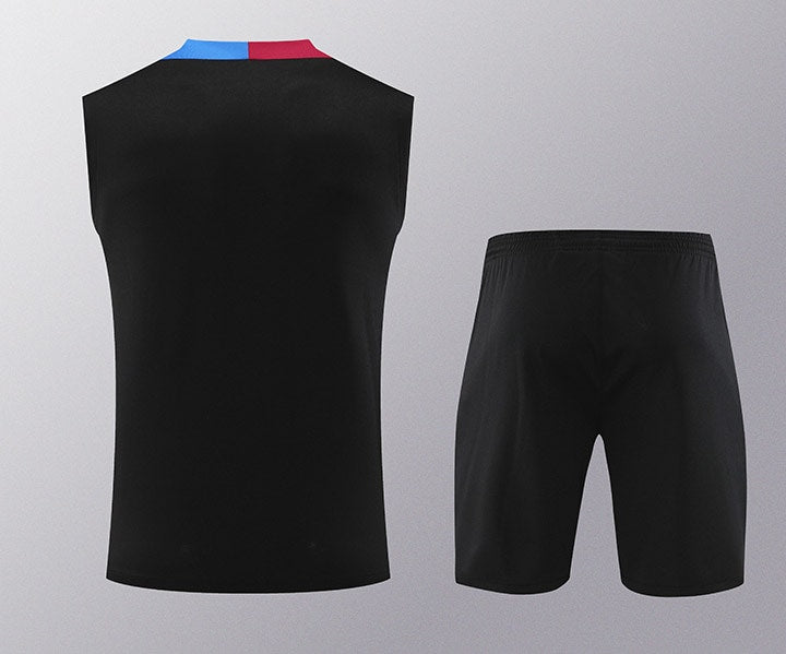 Conjunto Regata De Treino Barcelona Nike 2024/25 Preto