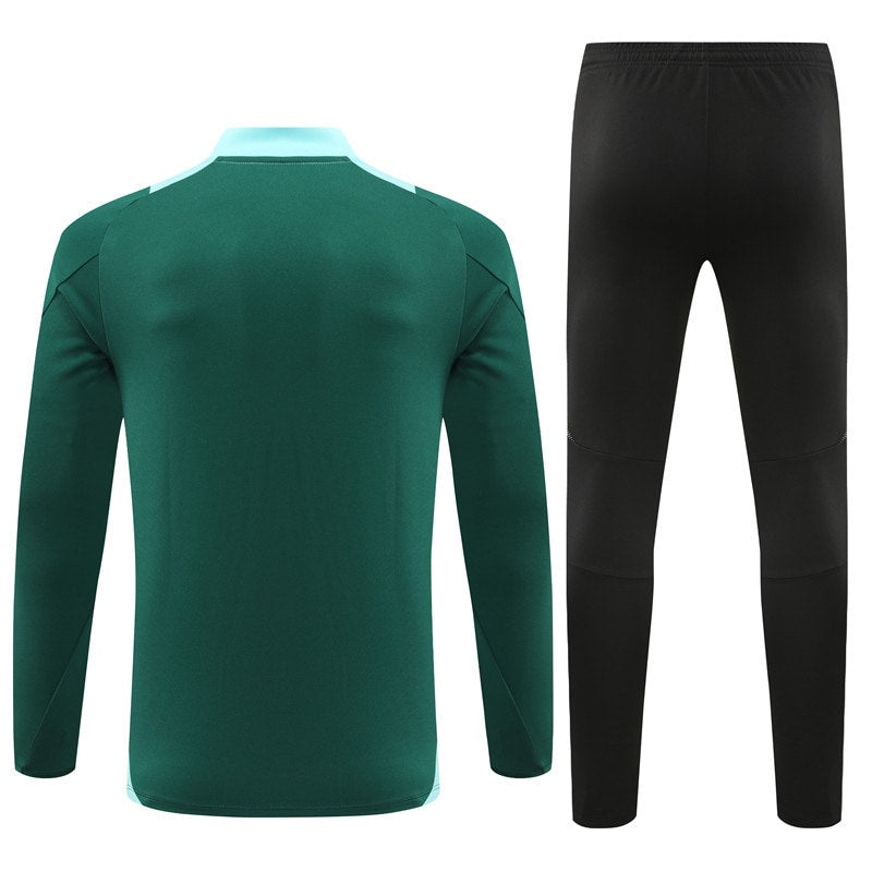 Conjunto Agasalho de Treino Manchester United Adidas 2024/25 Verde