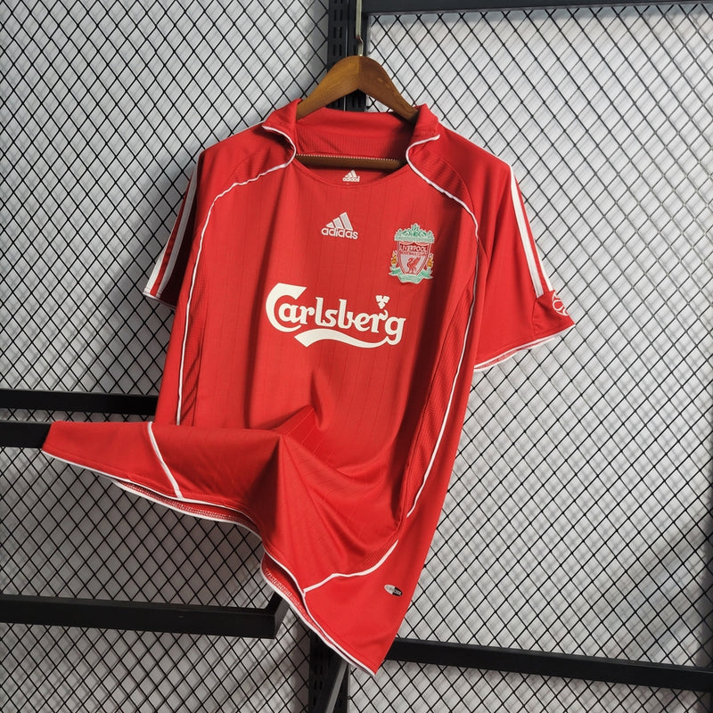 Camisa Retrô Liverpool Adidas 2006/07 Masculino Vermelho