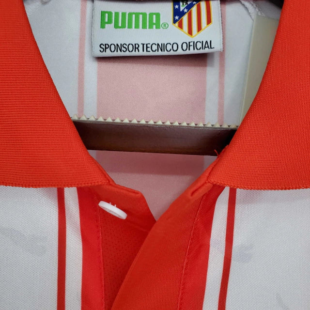 Camisa Atlético de Madrid Retrô 1994/1995 Branca e Vermelha - Puma