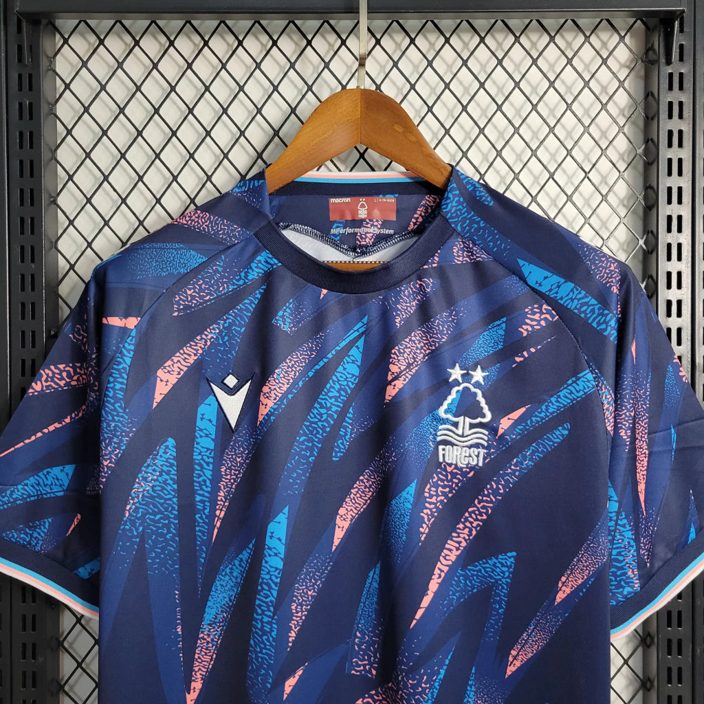 Camisa Nottingham Forest III Adidas Torcedor 23/24 Masculino Azul