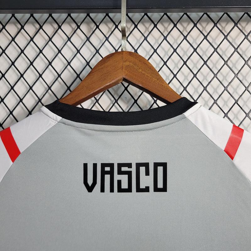 Camisa Vasco Da Gama Treino Kappa 2023/24- Cinza