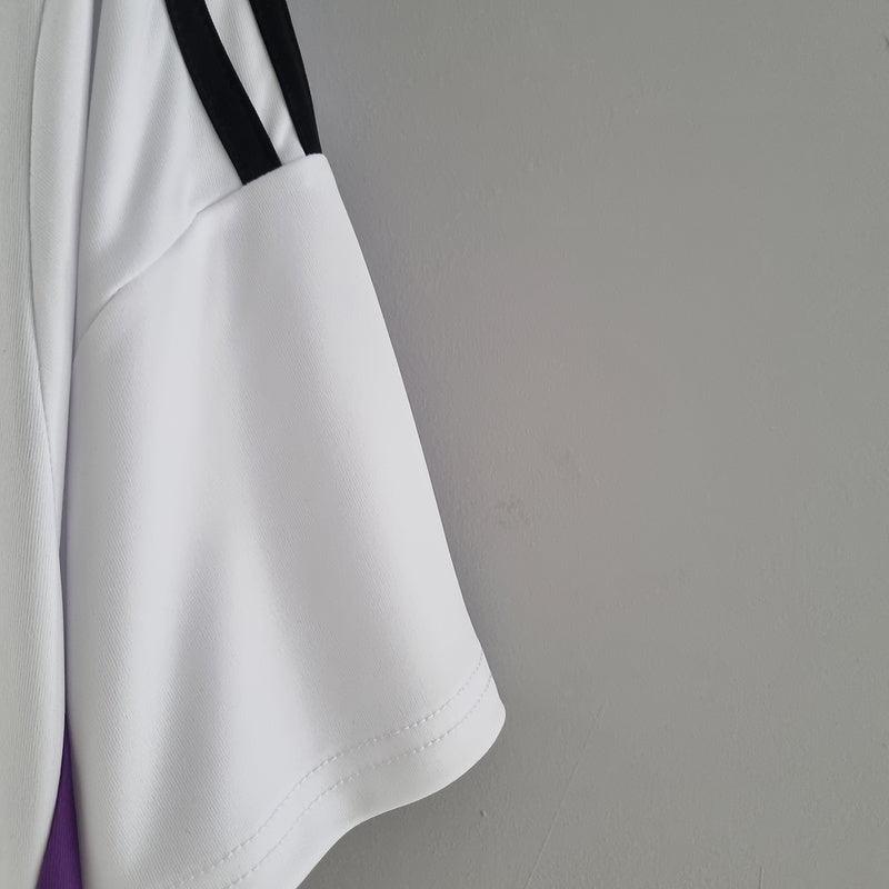 Camisa Real Madrid Treino Adidas Torcedor 2022/23 Masculino Branca