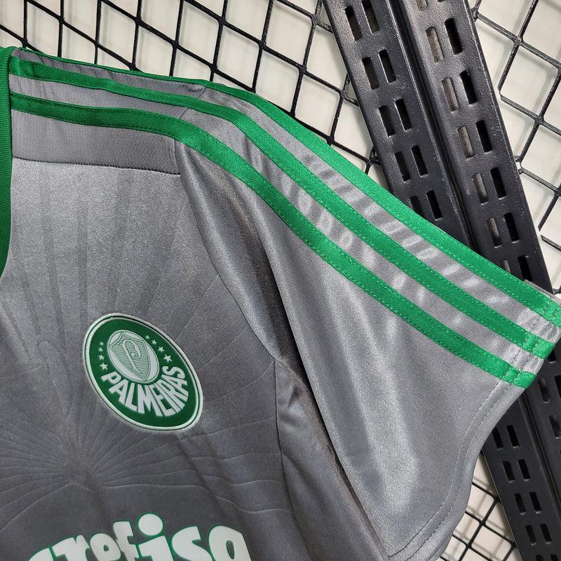 Camisa Adidas - Palmeiras 2015 Retrô- Cinza/Verde