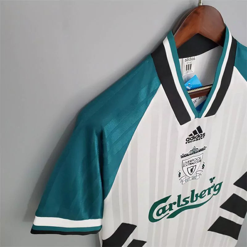 Camisa Retrô Liverpool 1993/95 Adidas Masculino Branco