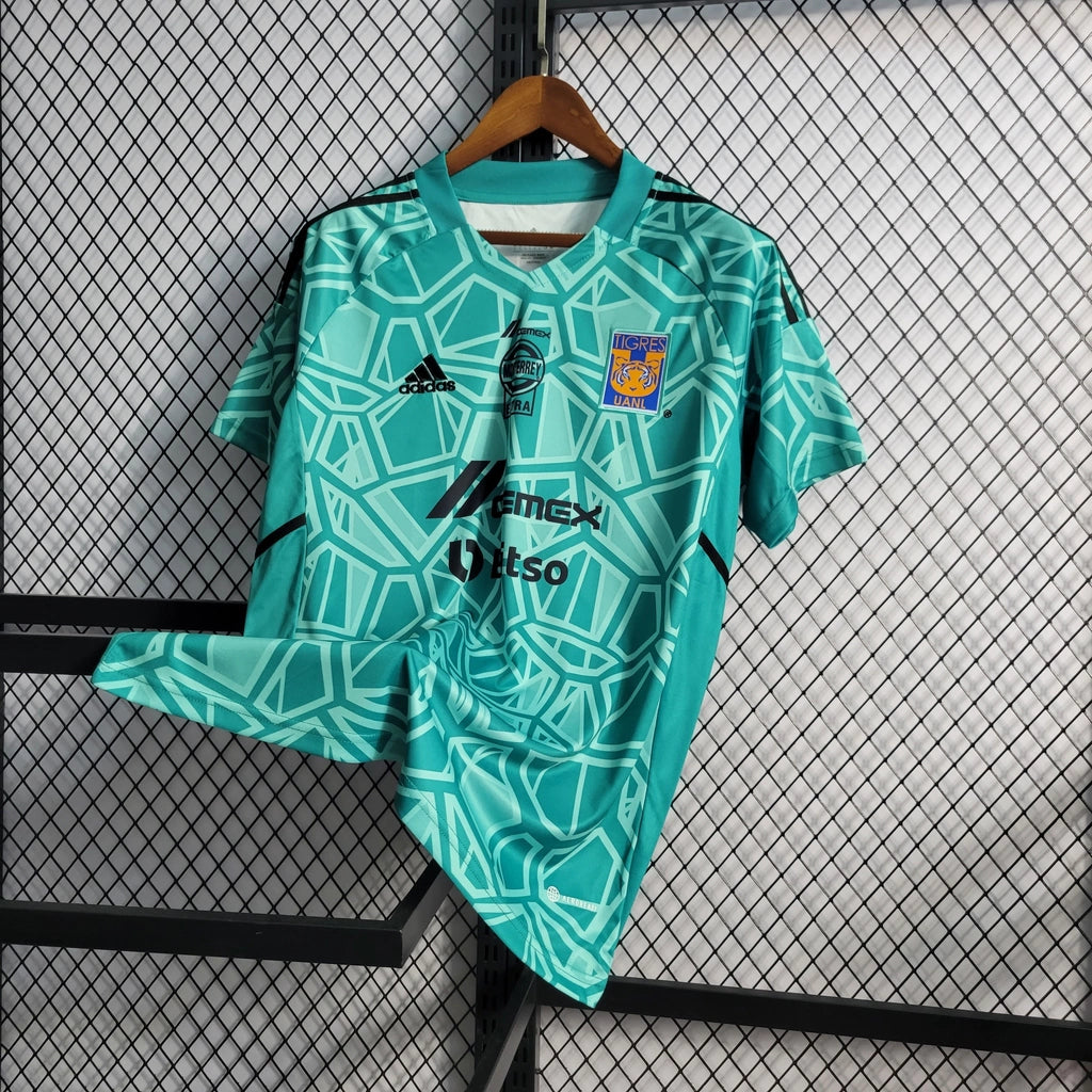 Camisa Tigres UANL Goleiro Adidas 22/23 Masculino Verde