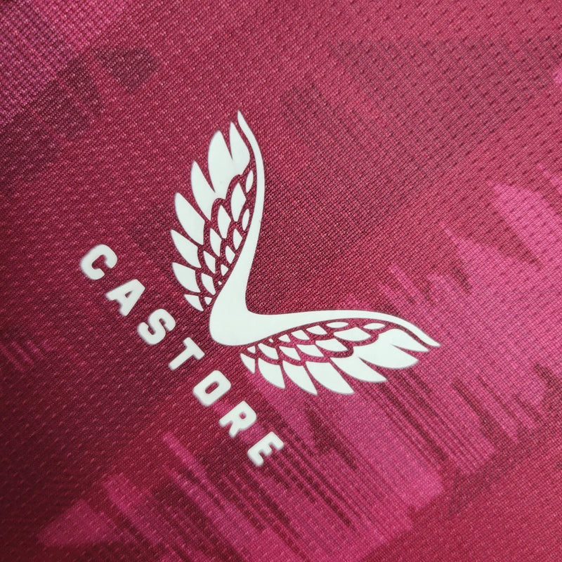 Camisa Aston Villa Home 23/24 Torcedor Castore Masculino Vinho