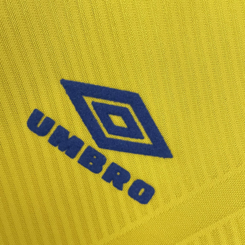 Camisa Retrô Parma I Champion 1993/95 Masculino Amarelo e Azul