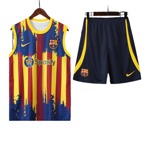 Conjunto Regata Barcelona 23/24 Nike - Amarelo
