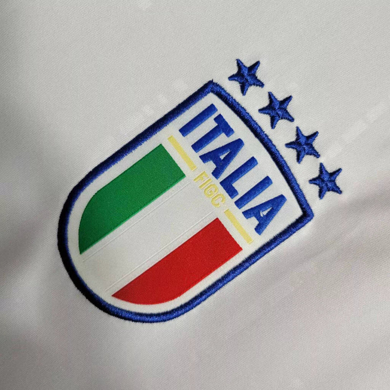 Camisa Seleção Itália Adidas Torcedor 2024/25 Masculino Branco