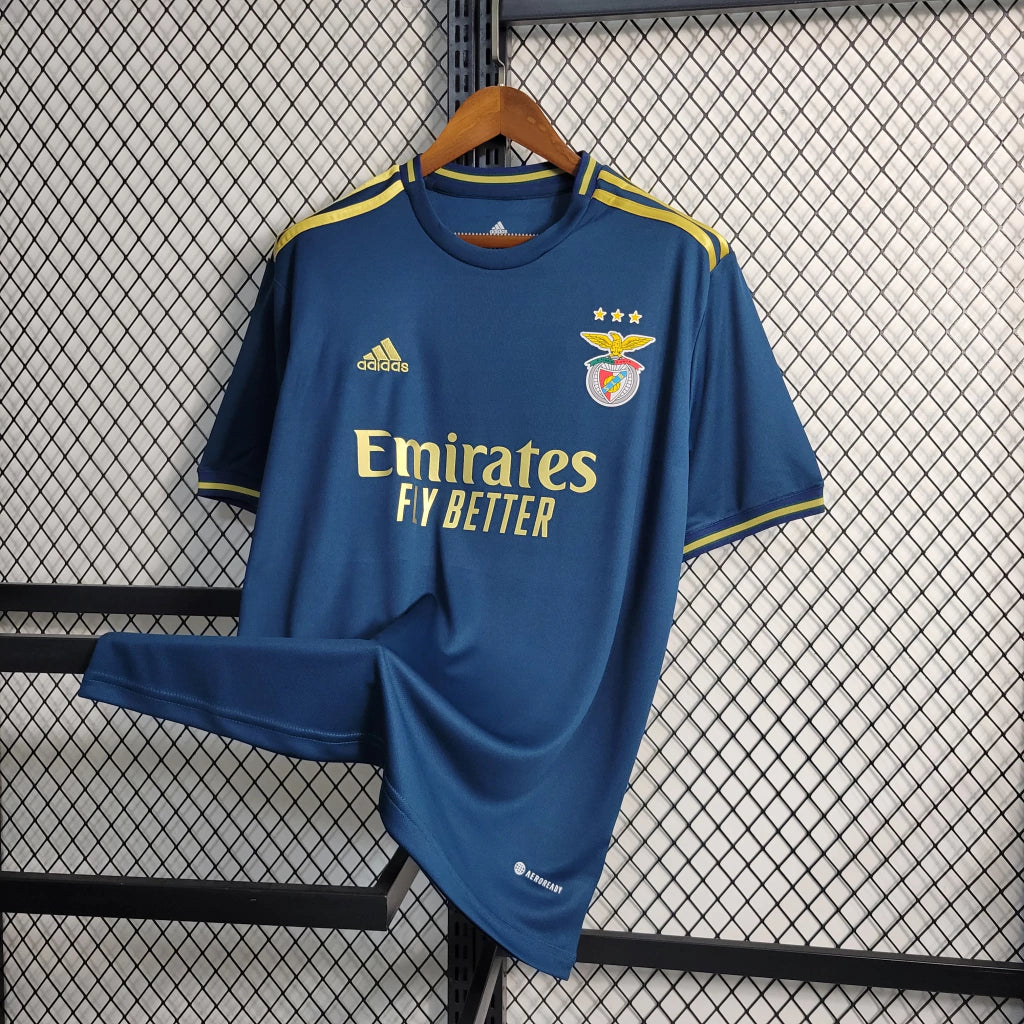 Camisa Benfica Edição Comemorativa - 23/24 Adidas Masculino Azul