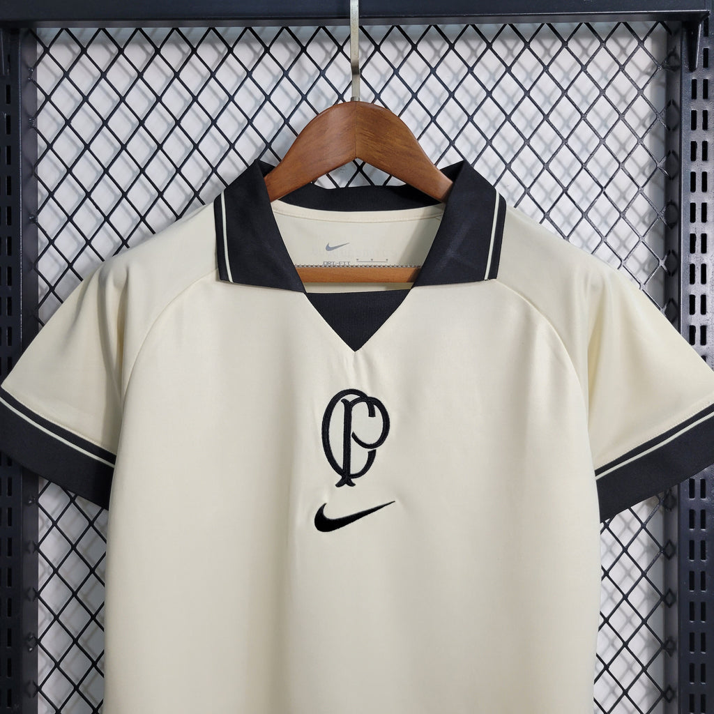 Camisa Corinthians Edição Especial Nike Torcedor 2023/24 Feminina Bege