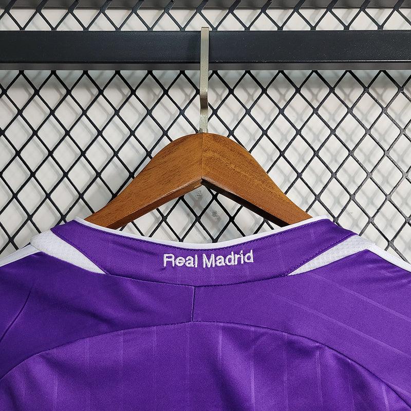 Camisa Real Madrid Away 2006/07 Adidas Retrô - Roxa