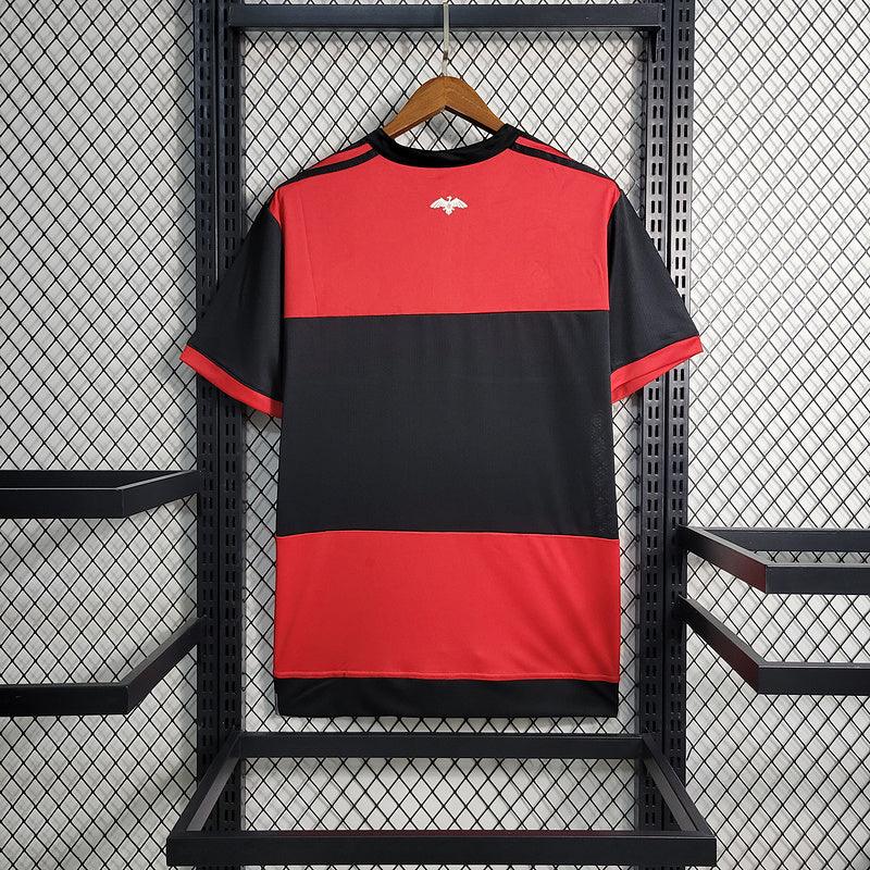 Camisa Flamengo I Home Retrô 2017/18 Adidas Masculina - Vermelho