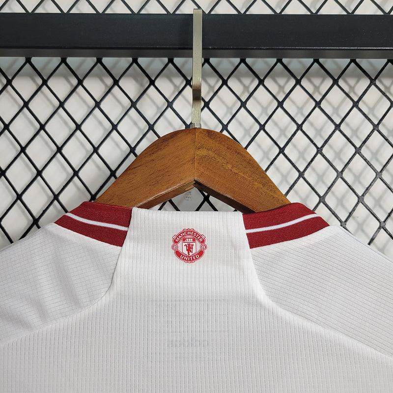 Camisa Manchester United Away Adidas 2023/24 edição especial- Branco