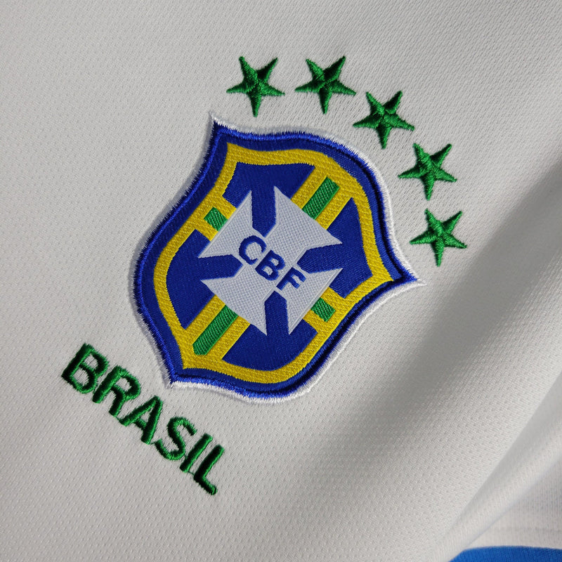 Camisa Nike Brasil II Away Nike Torcedor 2019/20 Feminina Branca