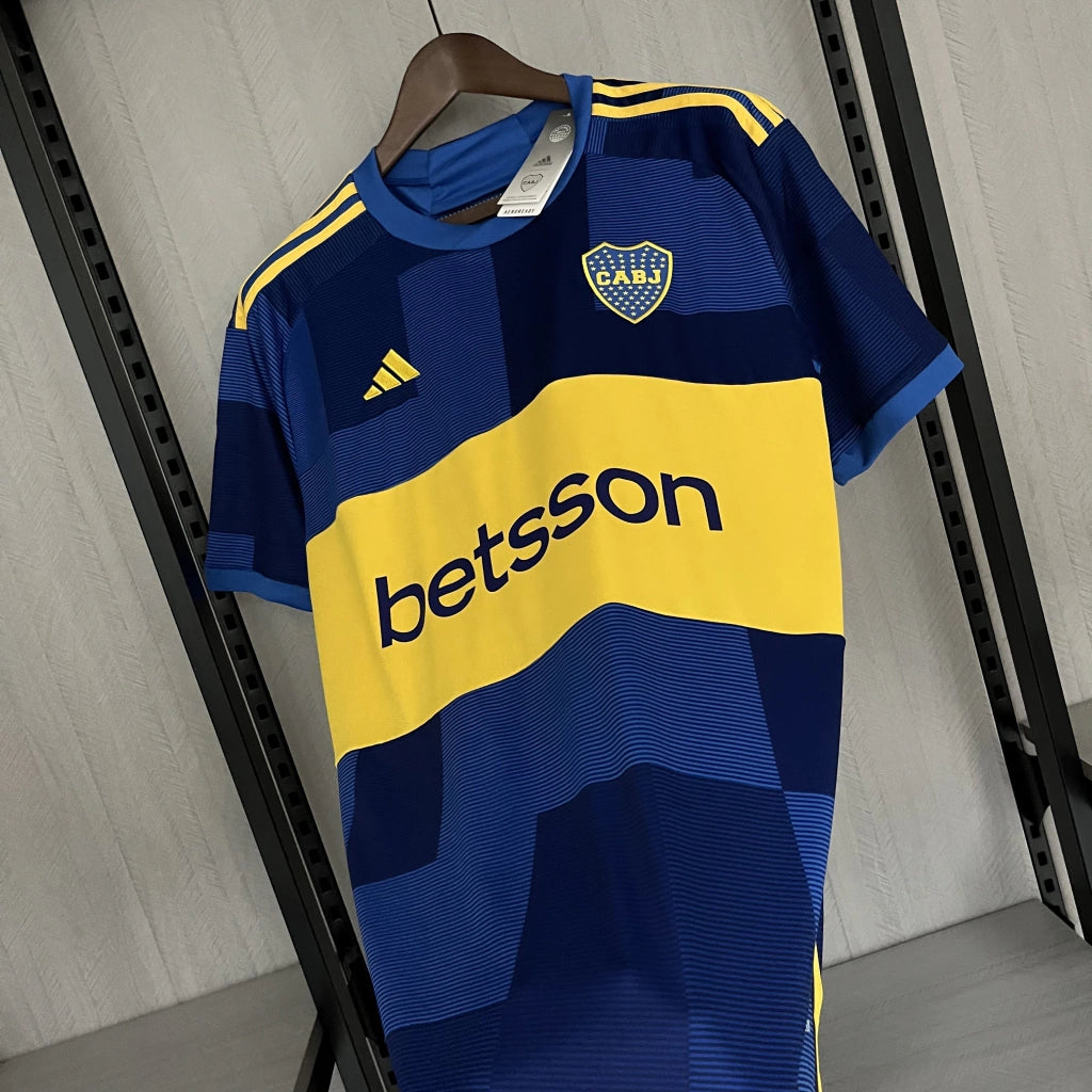 Camisa Boca Juniors I Home 2023/24 Torcedor Adidas Masculino Azul