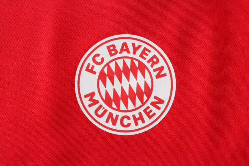 Conjunto Regata Bayern de Munique - Vermelho+Preto