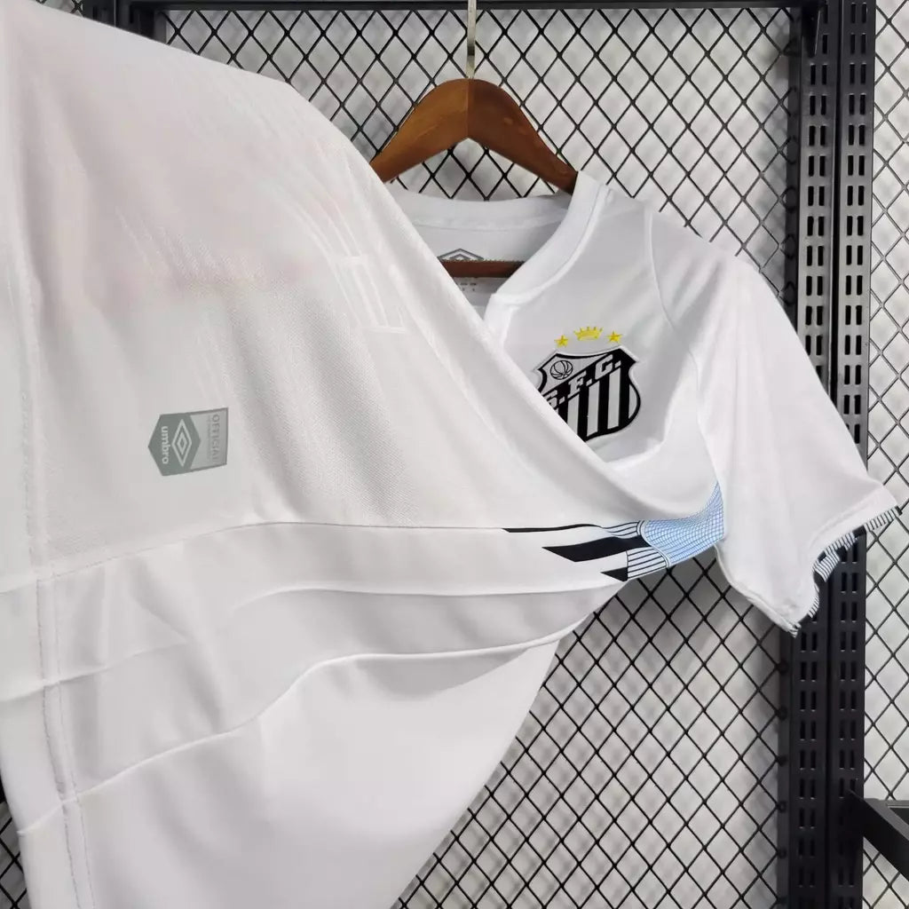 Camisa Santos I Home 2024/25 Umbro Torcedor Masculina Branco